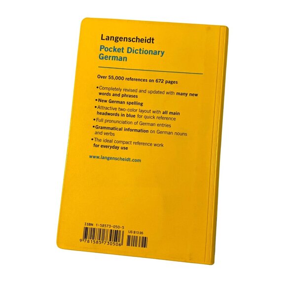 Langenscheidt German Pocket Dictionary Foreign Language Travel Tourist Student - Picture 2 of 5